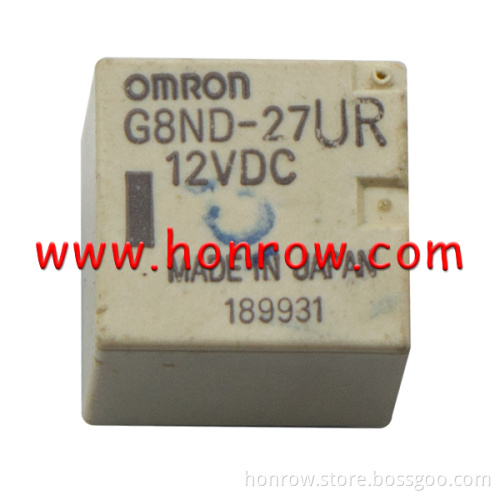 Hot! G8ND-27UR window lift relay 12VDC double coil one open and one closed